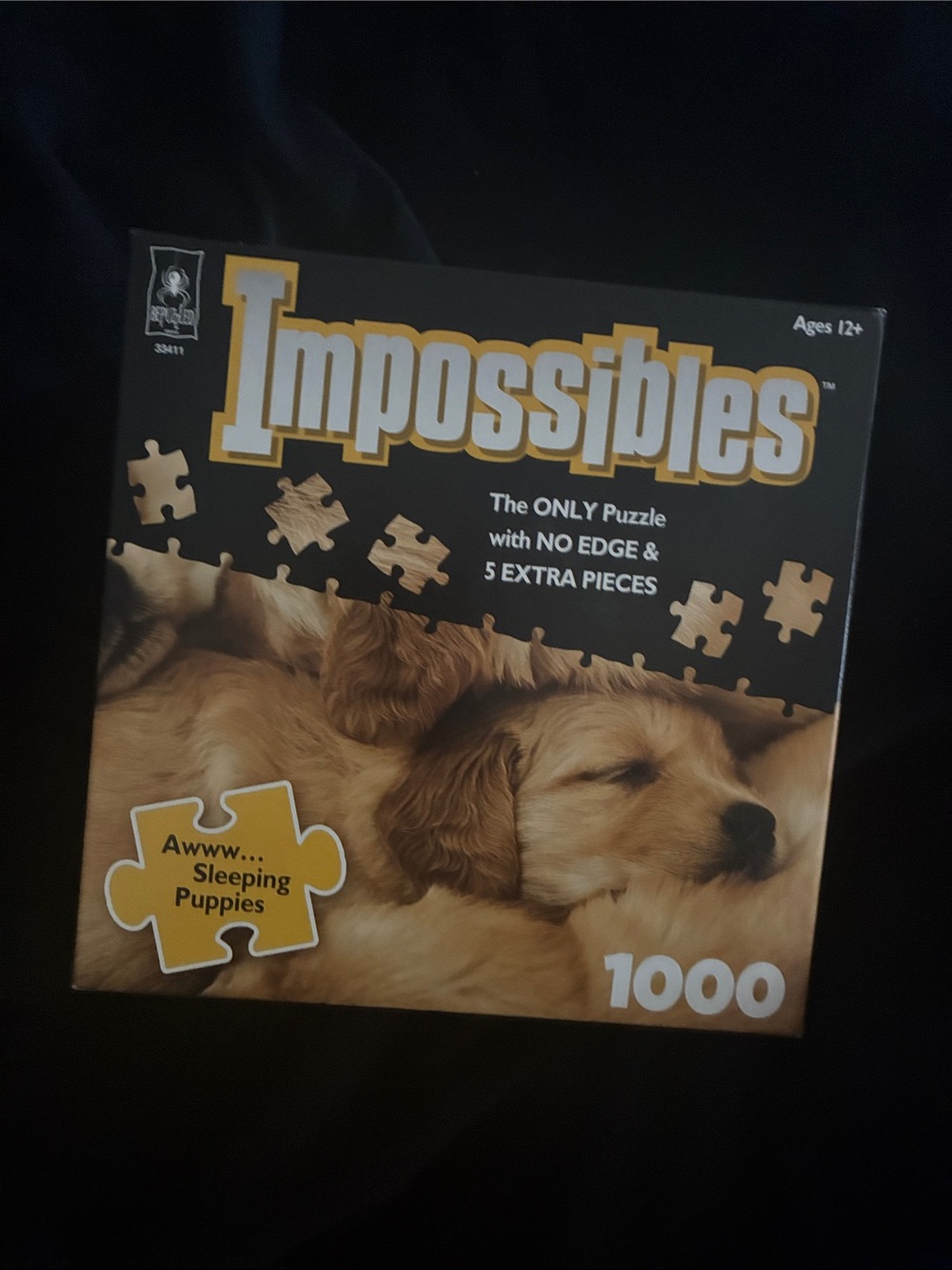 New Impossibles 1000-Piece Jigsaw Puzzle - Sleeping Puppies